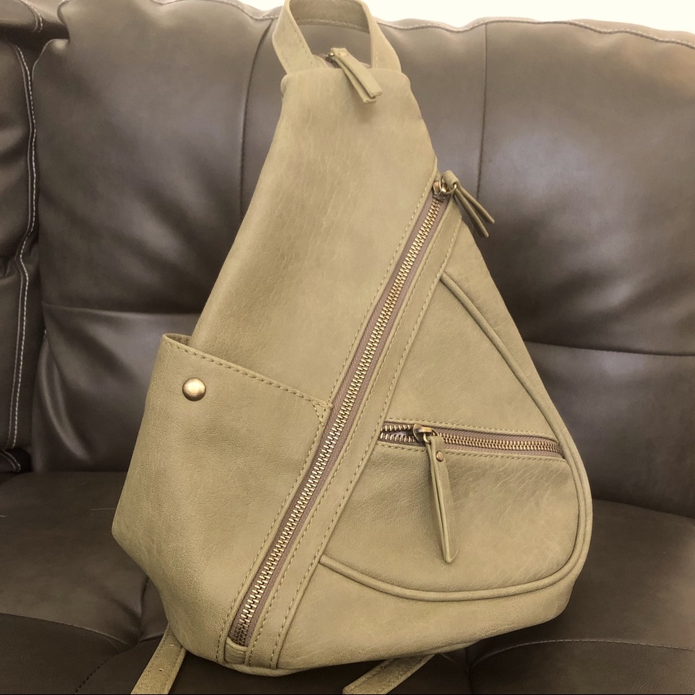 Antka Kraft purse coverts to backpack, sling, or over the shoulder purse.
